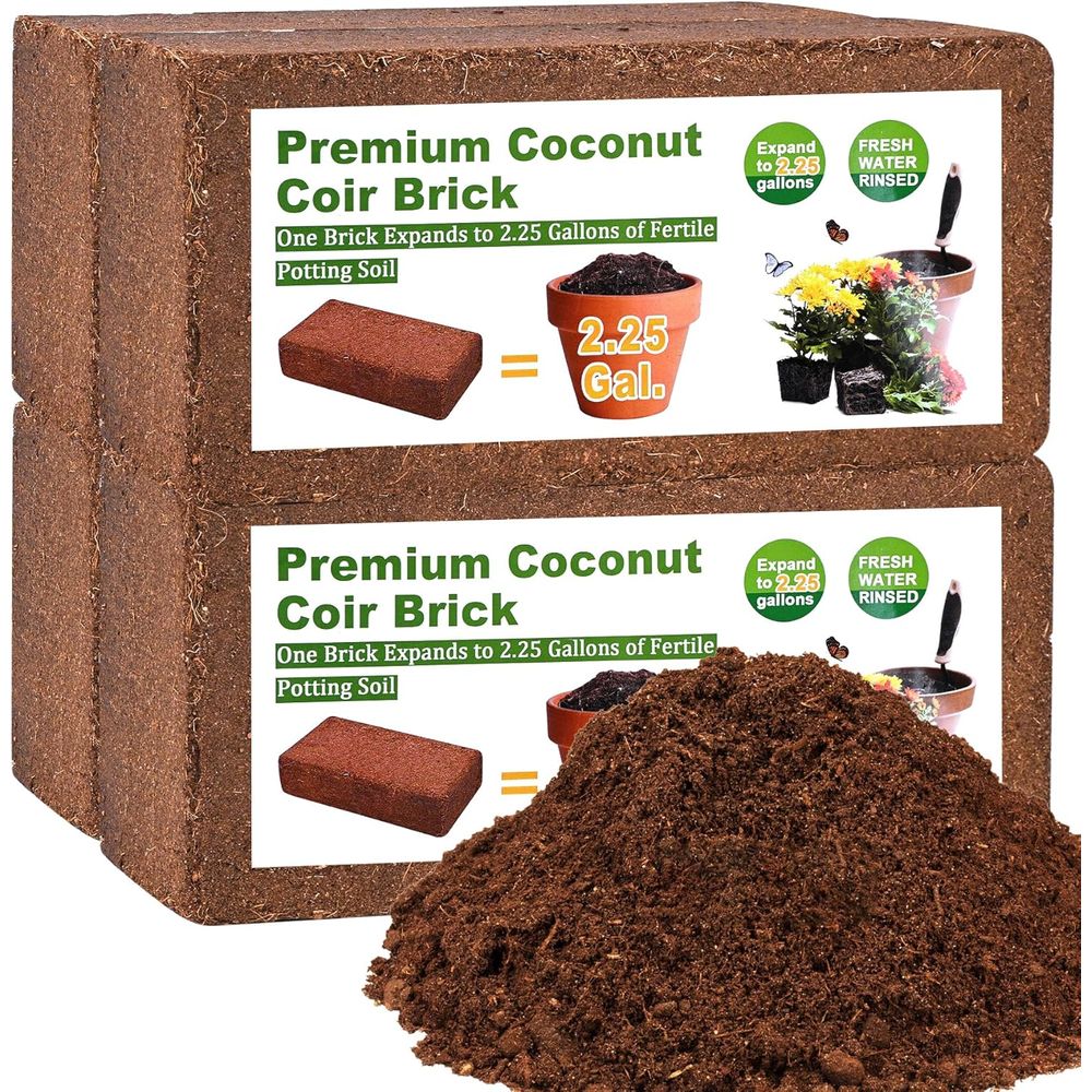 Substrate Coconut Fiber - Briques Compressées de Fibre de Coco