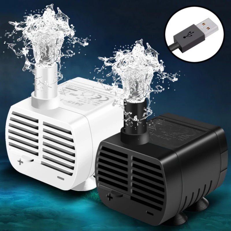 Terrarium Fogger Ultrasonic - Pompe à eau USB silencieuse, pompe