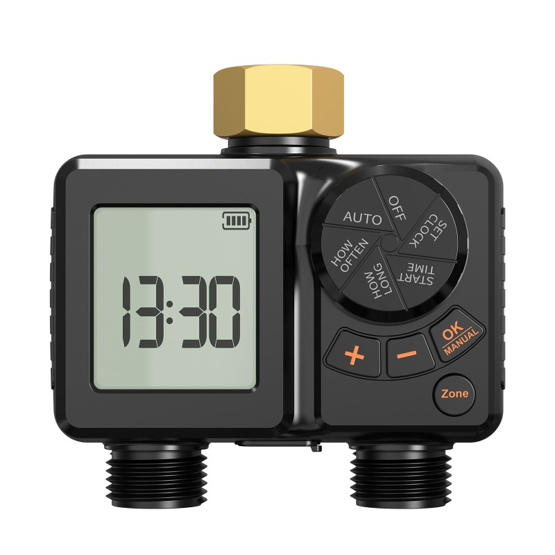 Timer Dual Outlet - Minuteur d'arrosage automatique à double sortie