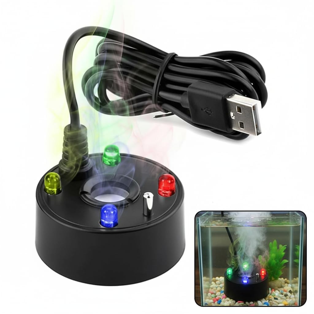 Terrarium Fogger Ultrasonic - Nouvelle Pompe à Air USB 5V