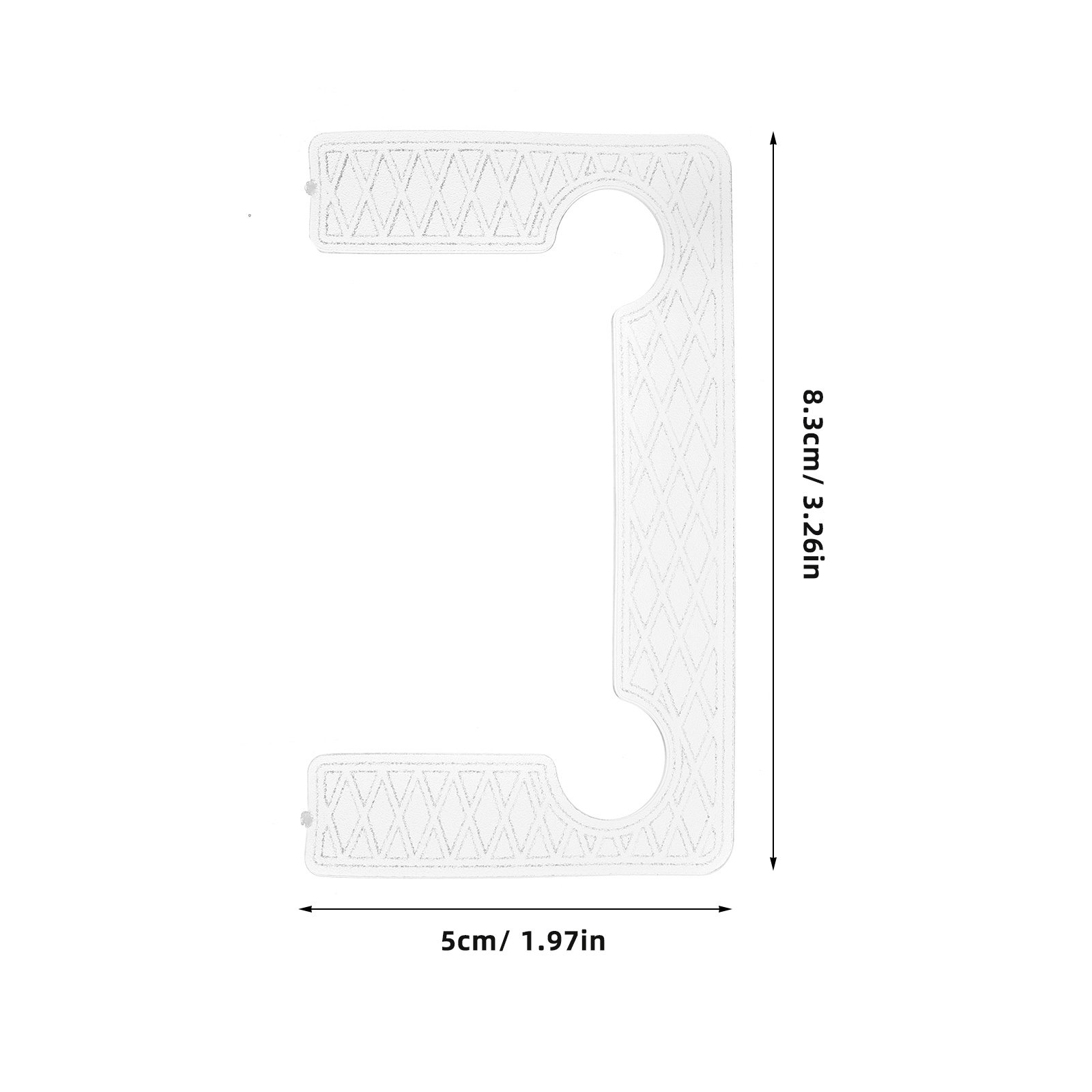 Kit de 40 patins en caoutchouc - Glass Door Hinge avis et prix