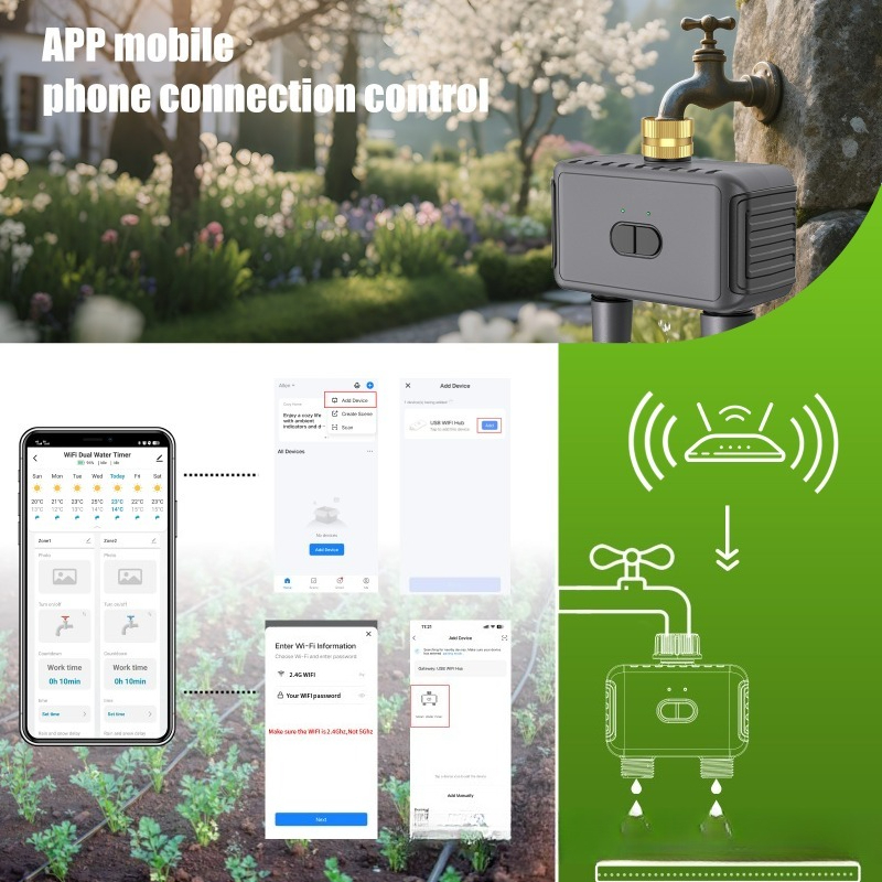Minuteur d'irrigation intellig - Timer Dual Outlet avis et prix