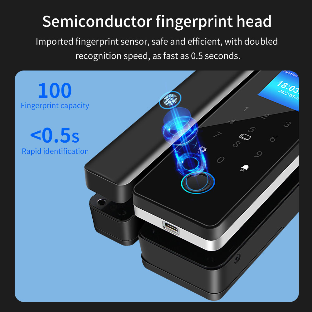 Serrure de porte coulissante e - Glass Door Hinge avis et prix