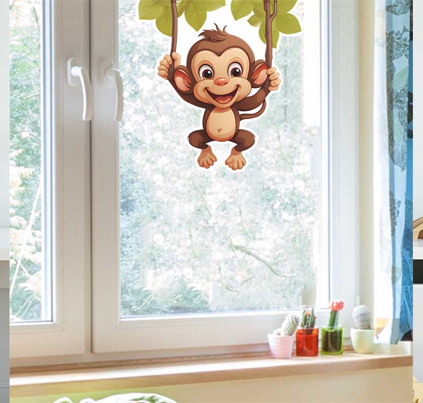 Adorables Petits Singes - Déco - Pvc Panel Background avis et prix